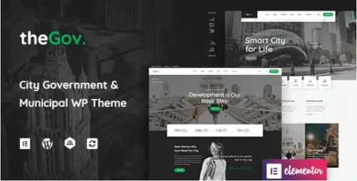 TheGov Theme GPL v2.0.14 – Municipal and Government WordPress Website