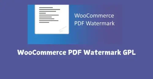 WooCommerce PDF Watermark GPL v1.7.0