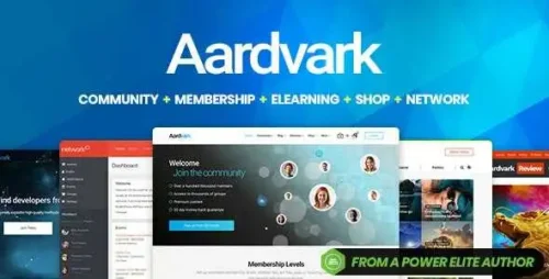 Aardvark Theme GPL v4.54 – Community, Membership, BuddyPress Websites