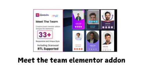 Meet the team elementor addon GPL v2.7