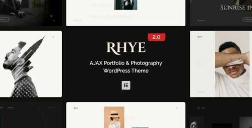 Rhye Theme GPL v3.6.5 – AJAX Portfolio WordPress Theme