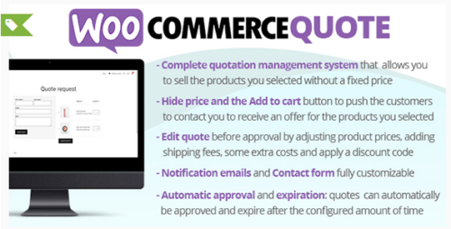 WooCommerce Quote GPL v7.4